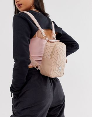 adidas Originals 3D geometric mini backpack in cream | ASOS