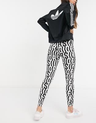 adidas all over print logo legging