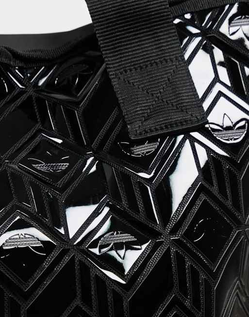 adidas Originals 3D PU backpack in black