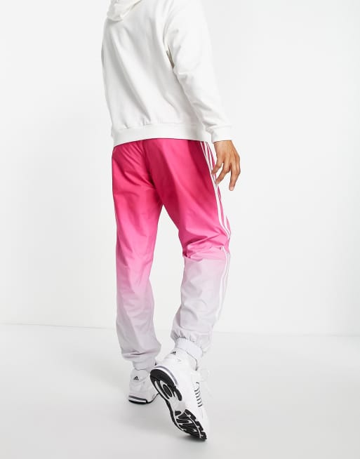 adidas Originals 3D trefoil ombre track pant in magenta