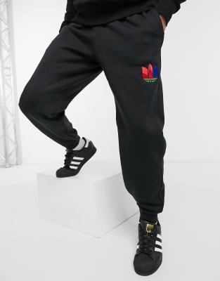 3d trefoil best sale graphic sweatpants