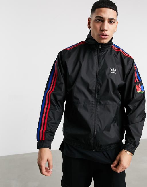 adidas embossed track jacket