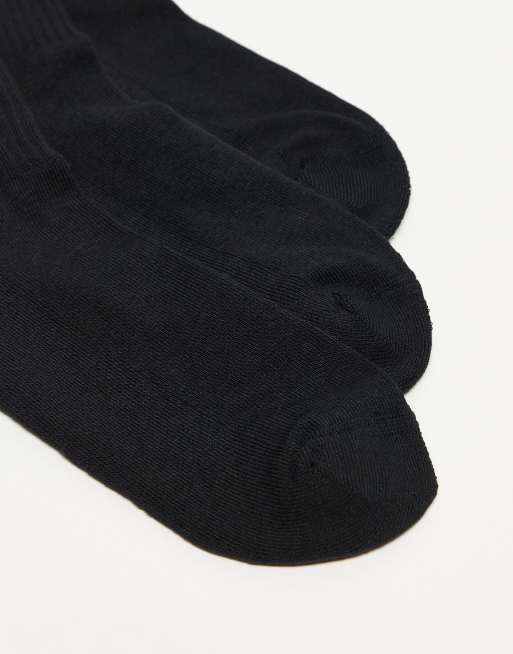adidas Originals – 3er-Pack Knöchelsocken in Schwarz mit Dreiblatt-Logo, 2 von 3