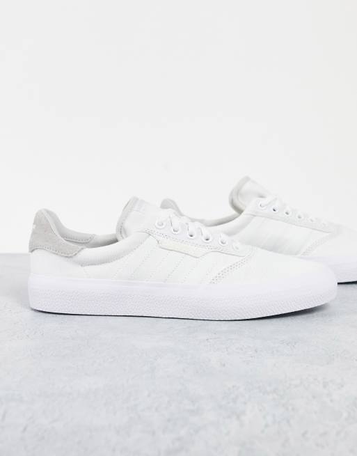 adidas Originals – 3MC – Białe buty sportowe z szarymi zapiętkami