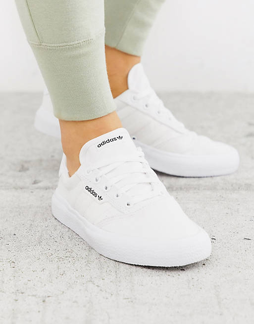 adidas Originals – 3MC – Buty sportowe w trzech odcieniach bieli
