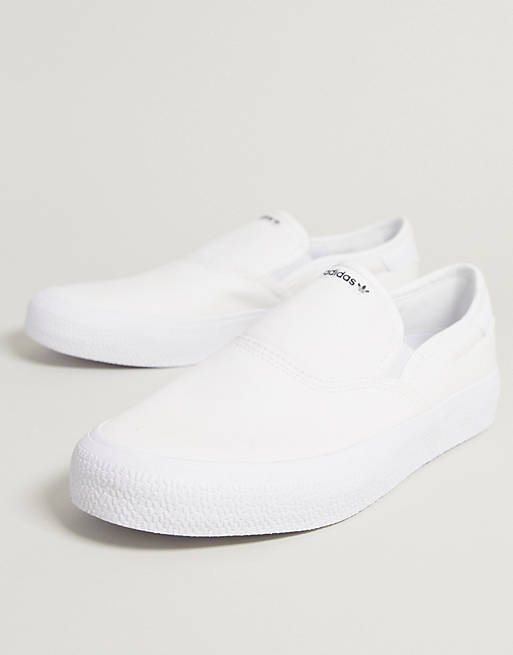 adidas Originals 3MC slip on sneaker in white | ASOS