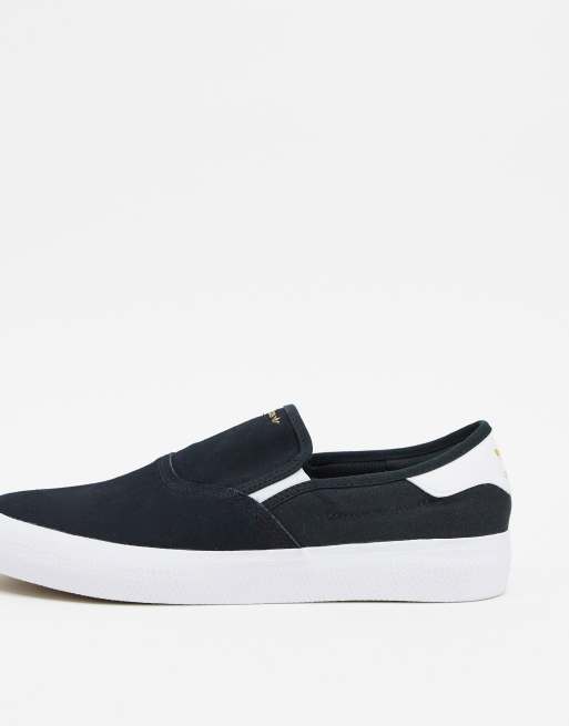 adidas Originals 3MC slip on sneakers in black ASOS