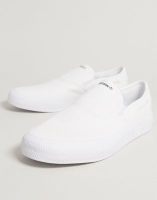 adidas originals 3mc slip on sneakers in white
