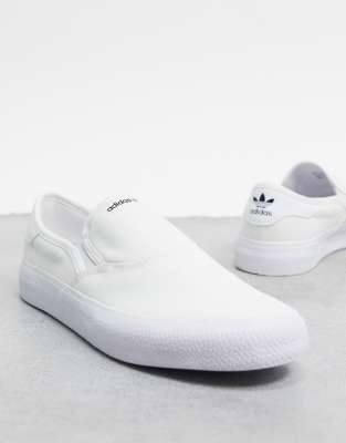 adidas originals 3mc slip on sneakers in white