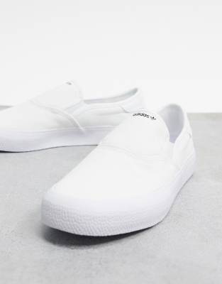 adidas originals 3mc slip on sneakers in white