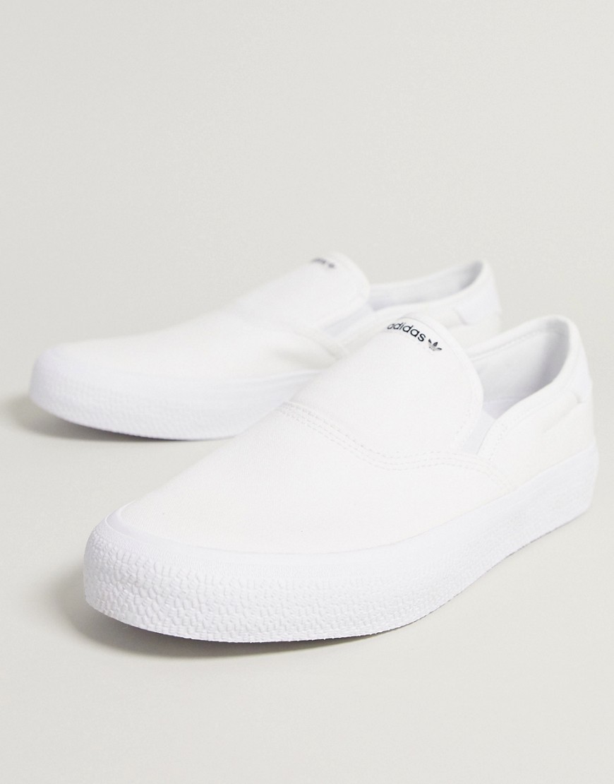 Adidas Originals 3mc Slip On Sneakers In White | ModeSens