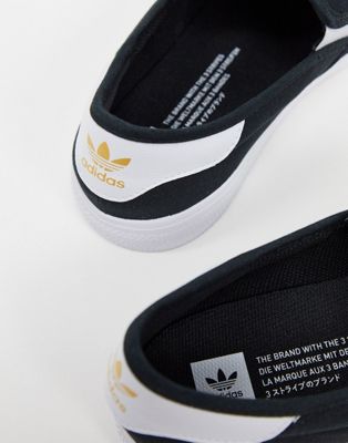 adidas originals 3mc slip on trainers in black