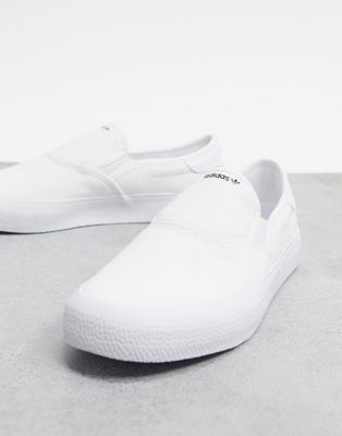 adidas originals 3mc slip on trainers in white
