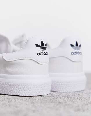 womens adidas originals 3mc in triple white