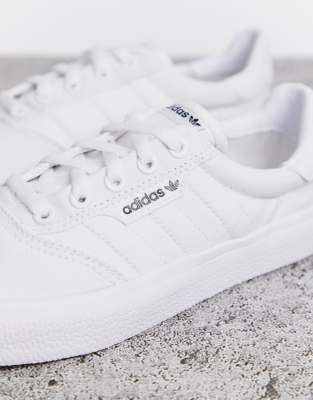 womens adidas originals 3mc in triple white