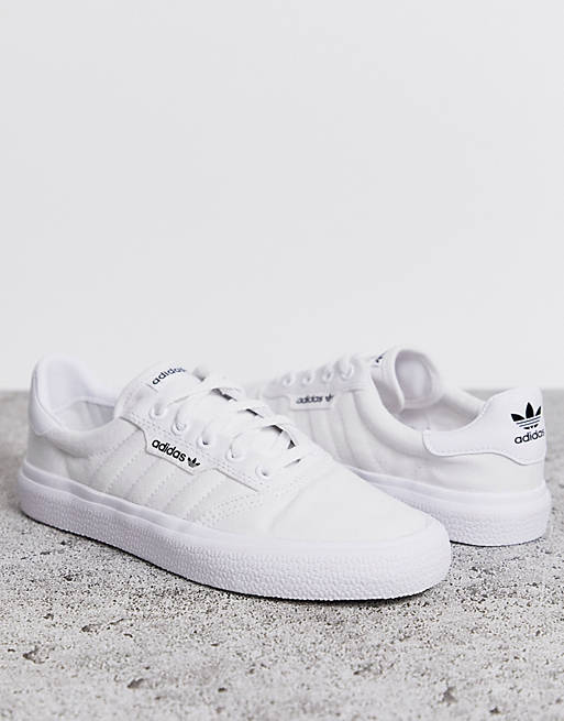 adidas Originals 3MC sneakers in triple white | ASOS