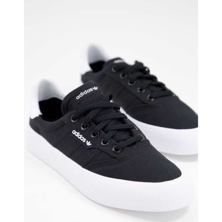 adidas Originals 3MC trainers in black and white ASOS