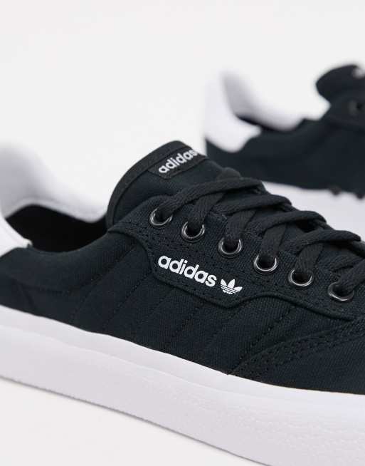 Adidas originals 3mc trainers in black and clearance white