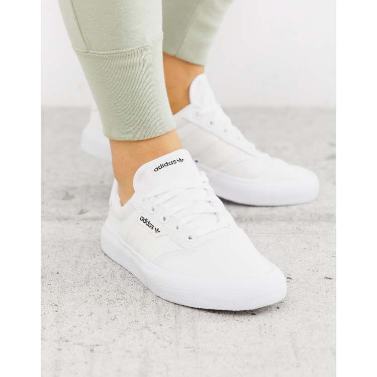 adidas Originals 3MC trainers in triple white ASOS