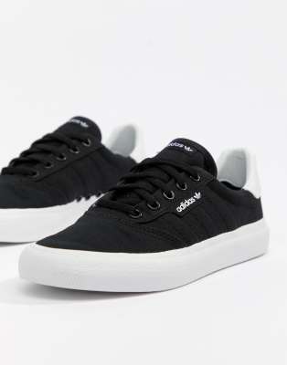 Adidas Originals 3mc Vulc Sneakers In Black And White