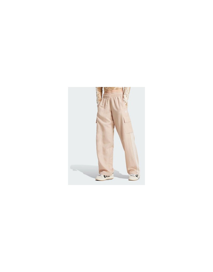 adidas Originals 3S cargo pants in beige-Neutral