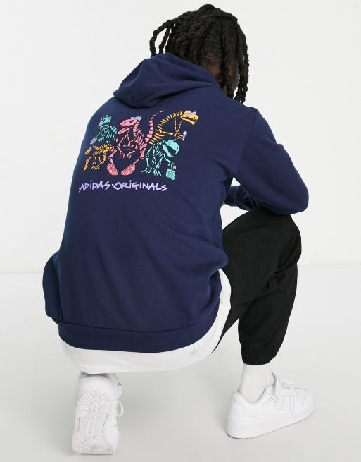 adidas Originals 5 AS hoodie in navy | ASOS