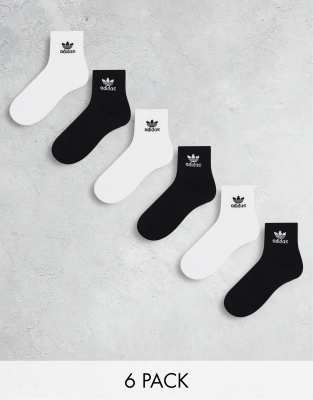 Adidas Originals Men's Mix 2.0 6-pk. Athletic Cushioned Crew Socks In Multi