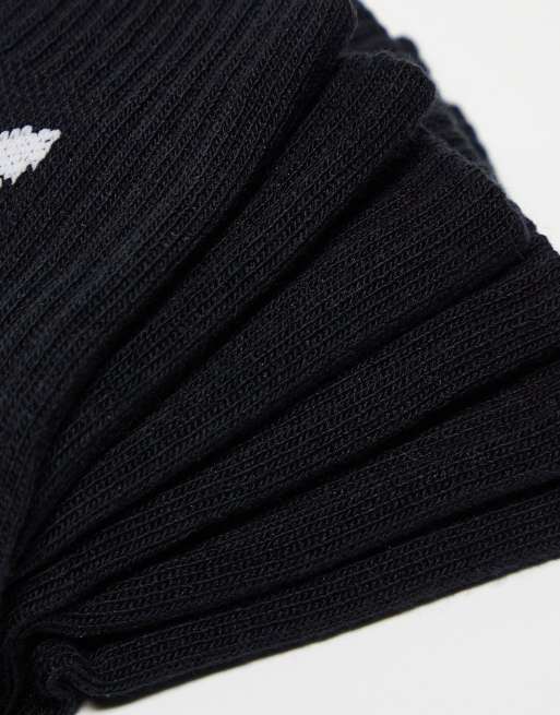 adidas Originals – 6er-Pack Knöchelsocken in Schwarz mit Dreiblatt-Logo, 2 von 4