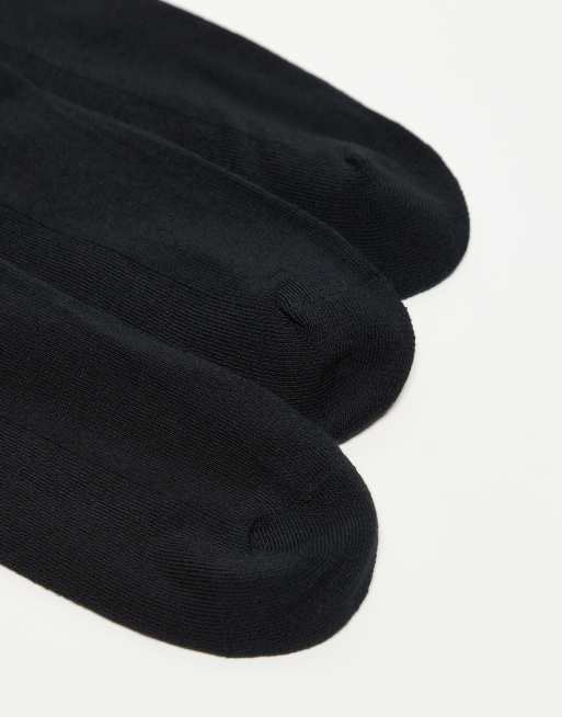 adidas Originals – 6er-Pack Socken in Schwarz mit Dreiblatt-Logo, 2 von 3
