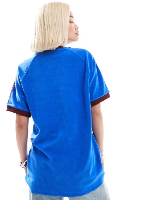 adidas Originals 70s Cali t-shirt in blue | ASOS