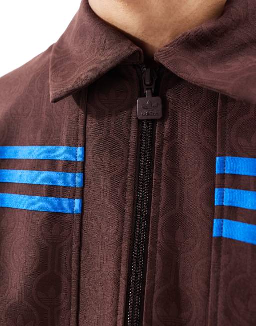 adidas Originals 70s club jacket in brown | ASOS