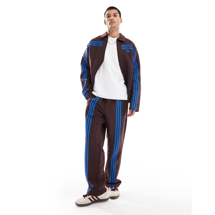 adidas Originals 70s Club Trainingshose in Braun ASOS