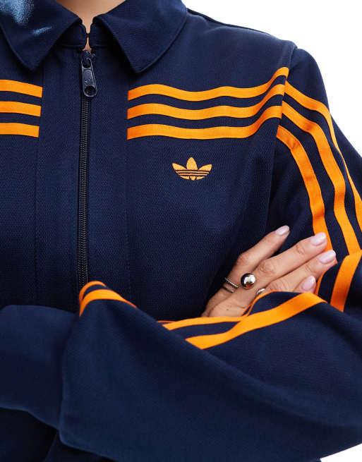 adidas Originals 70 s jumpsuit in indigo