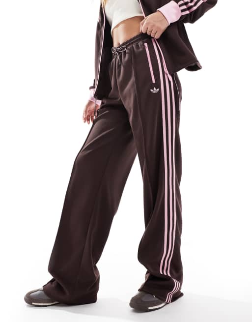 adidas Originals 70s Montreal track pant in brown | ASOS