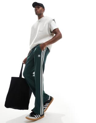 adidas Originals 70's tracksuit bottoms in mineral green