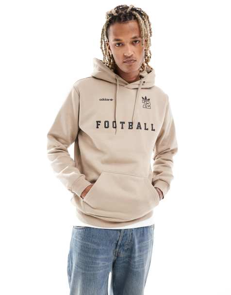 Mens Khaki Oversized Hoodie