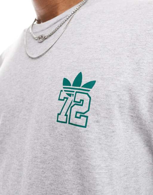 adidas Originals 72 t shirt in grey