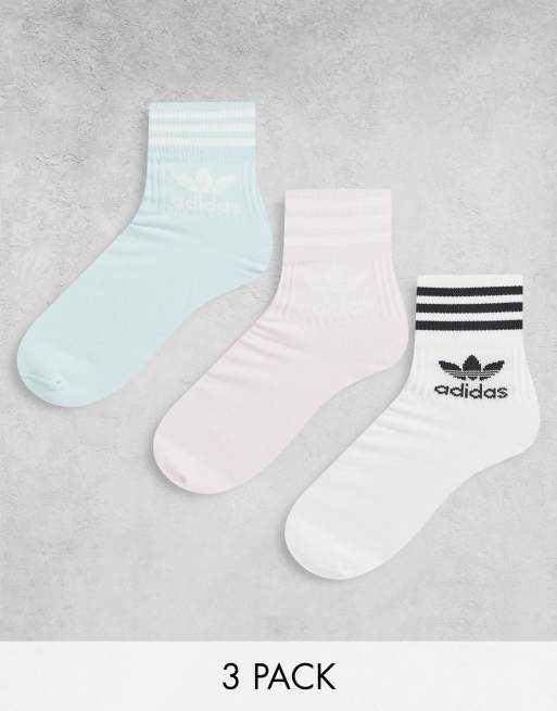 adidas Originals – „80's Aerobic“ – 3er-Pack Socken in verschiedenen Farben