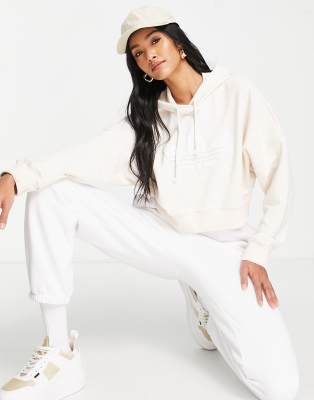 adidas cropped hoodie and sweatpants set