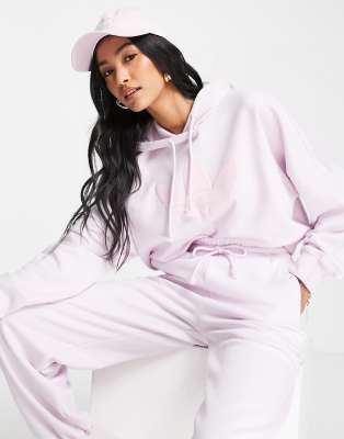 adidas cropped hoodie rosa