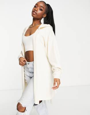 by Torrent overraskende Adidas Originals 80s Aerobic Hooded Wrap Cardigan In Off-white | ModeSens