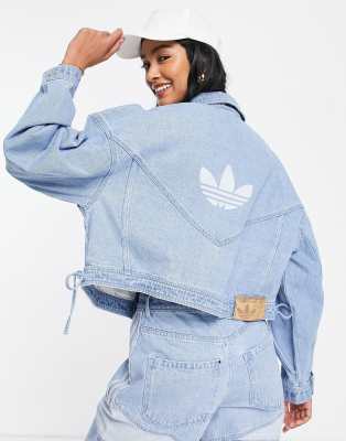 Adidas originals denim clearance tracksuit