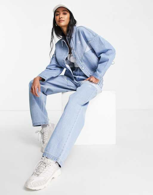 80s vintage adidas アウター denim jacket 80年代 フランス製 VENTEX社製 ユーロ adidas アディダス デニム