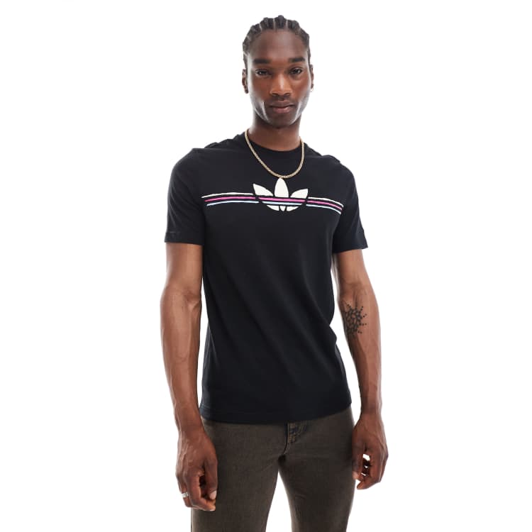【adidas】Original 80s graphic logo tee in black 205965749-1-black?$n_750w$&wid