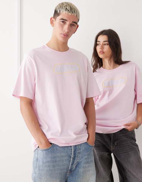 adidas Originals 80's logo graphic t-shirt in pink - view 1