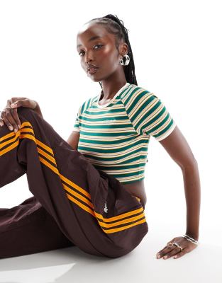 ★adidas originals★W '80S RIB STRIPE チビT★追跡可 206197556-1-multi