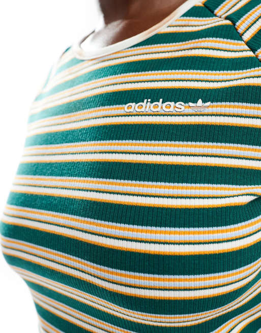 ★adidas originals★W '80S RIB STRIPE チビT★追跡可 206197556-1-multi