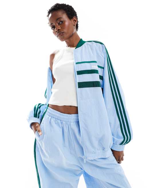 adidas Originals 80s track top in blue ASOS