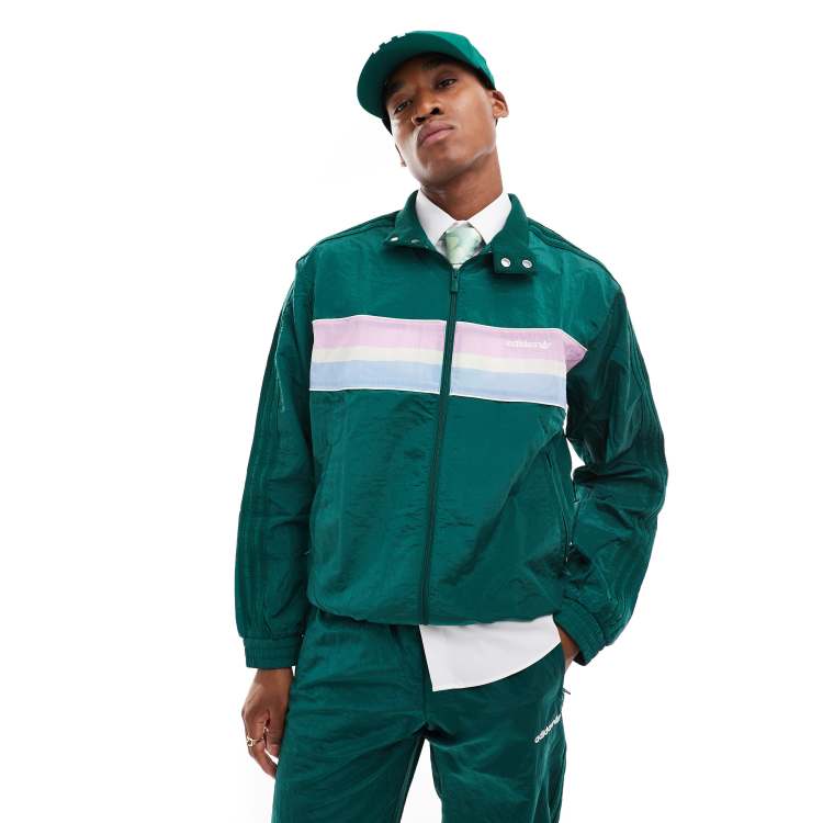 Adidas originals 90's colour block woven track top shop