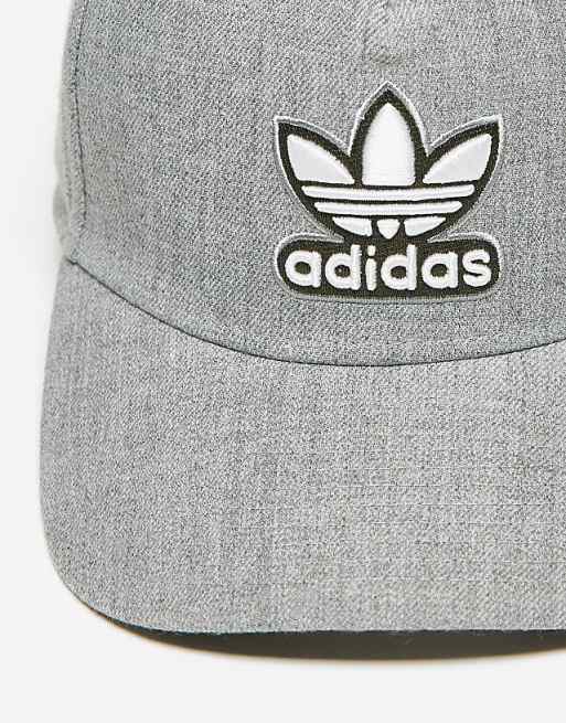 adidas Originals A-Frame snapback hat in gray | ASOS adidas Originals A-Frame snapback hat in gray | ASOS